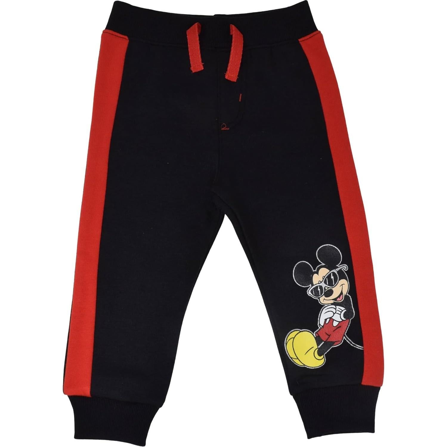 Pantalones Disney Mickey Mouse Bebé 12 Meses Negro/Gris