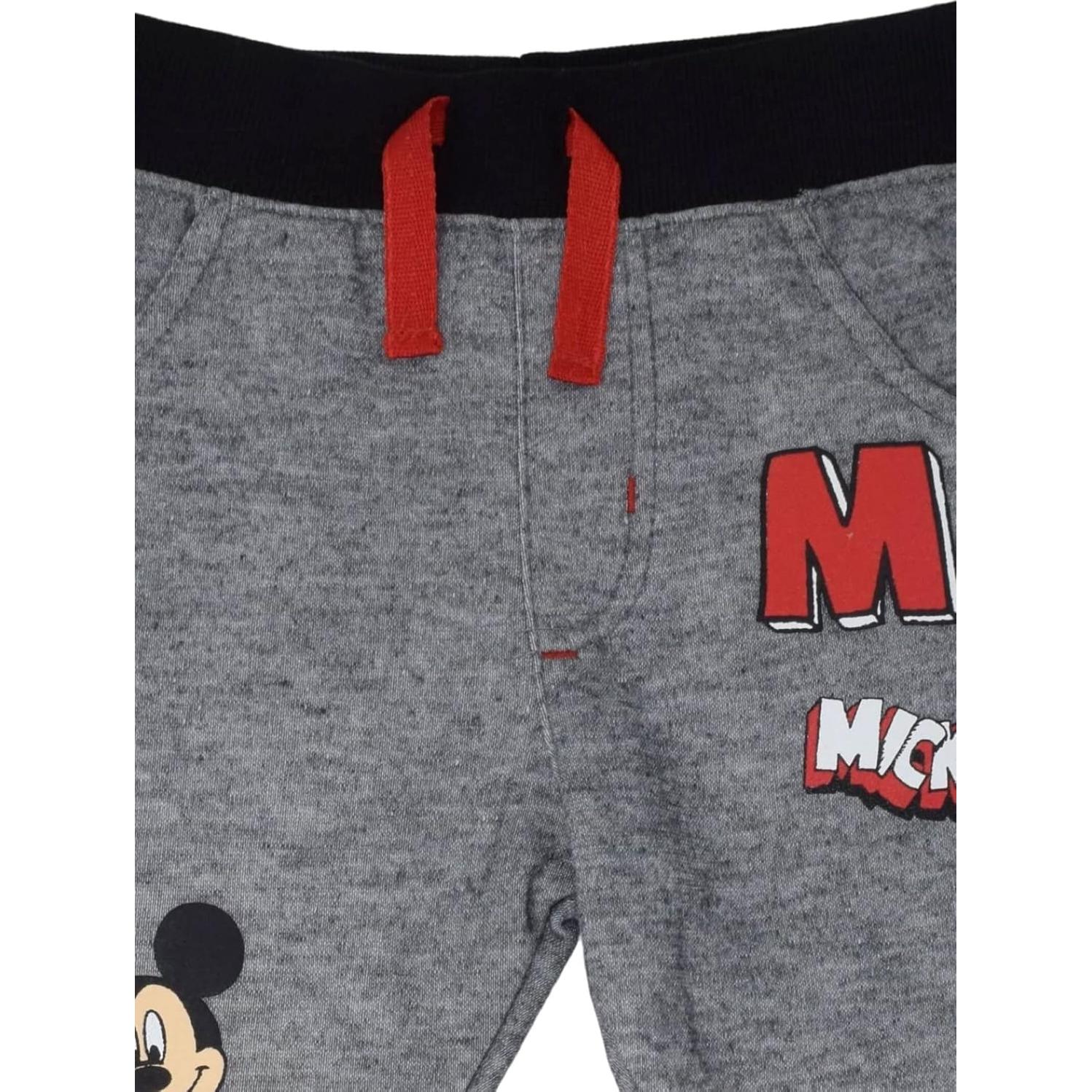 Pantalones Disney Mickey Mouse Bebé 12 Meses Negro/Gris