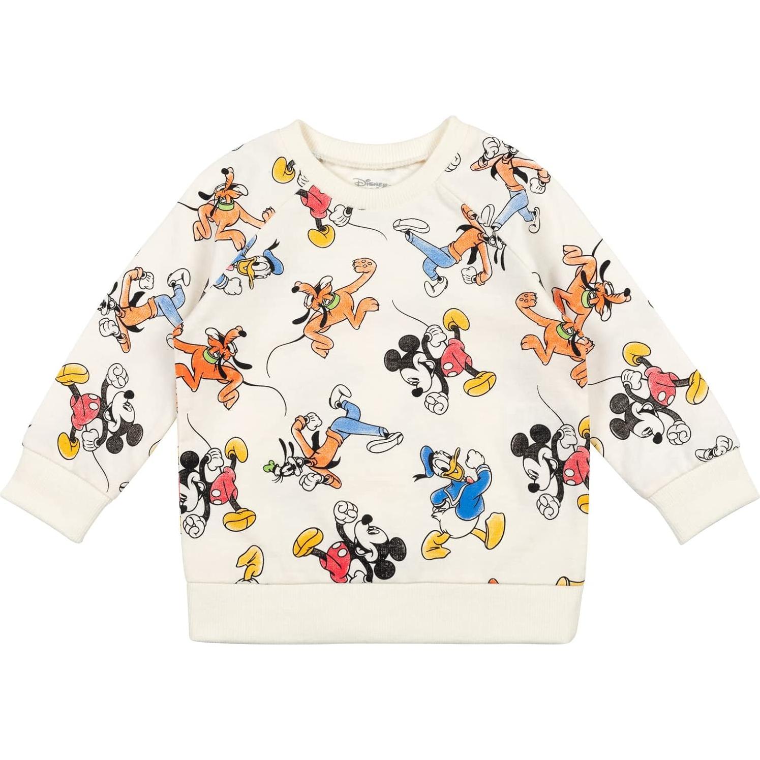 Sudadera y Pantalones Cortos Disney Mickey Mouse 0-3 Meses