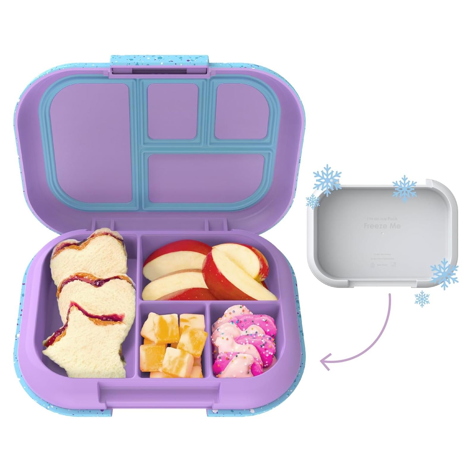 Fiambrera Bentgo Kids Chill 4 Compartimentos - Orquídea Viva