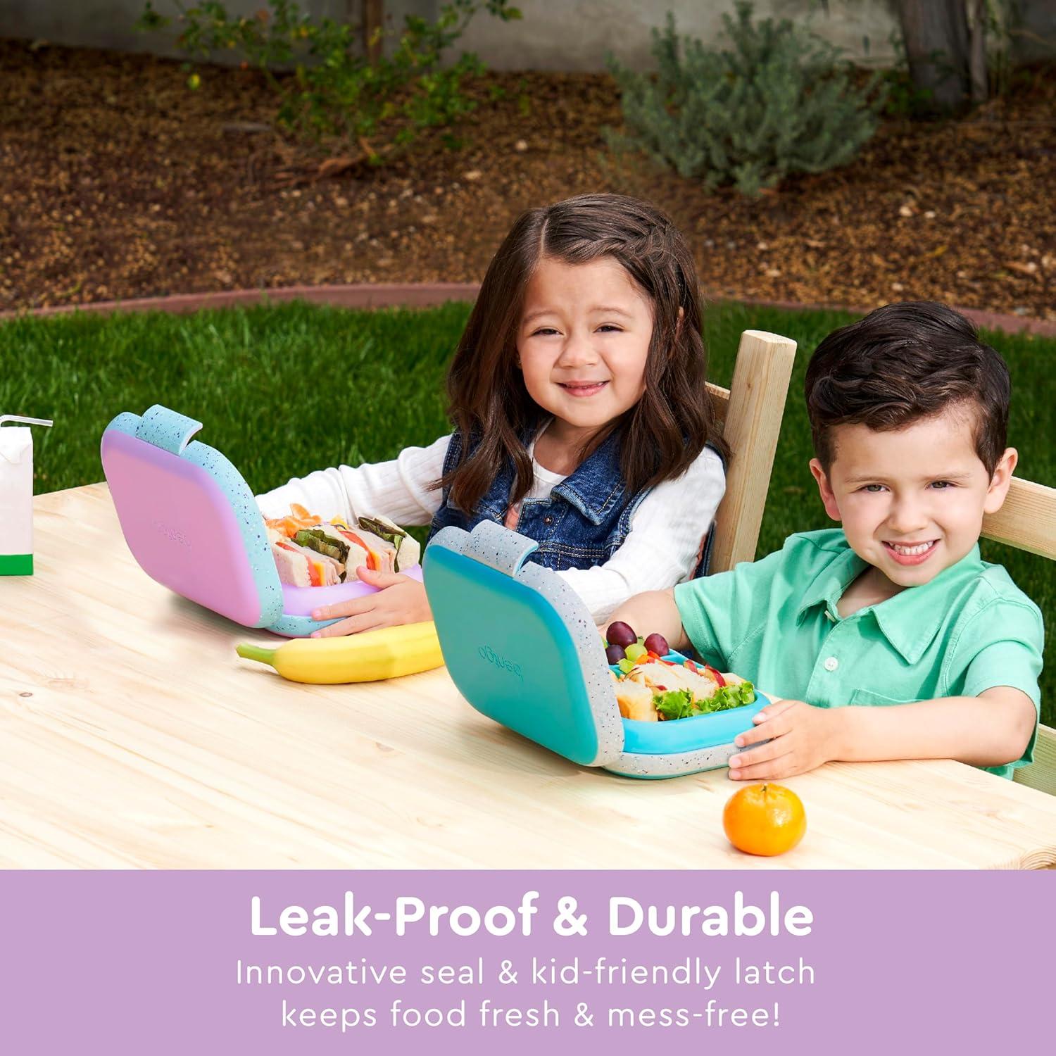 Fiambrera Bentgo Kids Chill 4 Compartimentos - Orquídea Viva