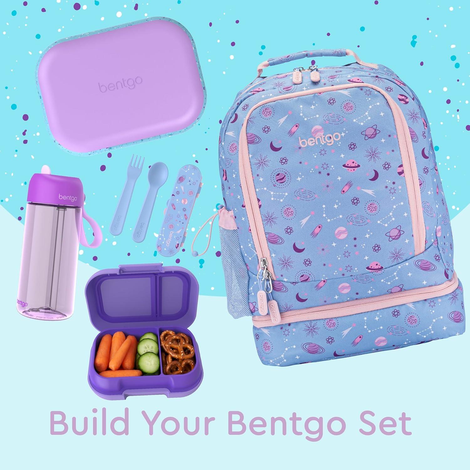 Fiambrera Bentgo Kids Chill 4 Compartimentos - Orquídea Viva