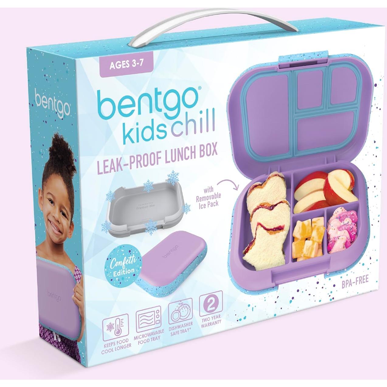 Fiambrera Bentgo Kids Chill 4 Compartimentos - Orquídea Viva
