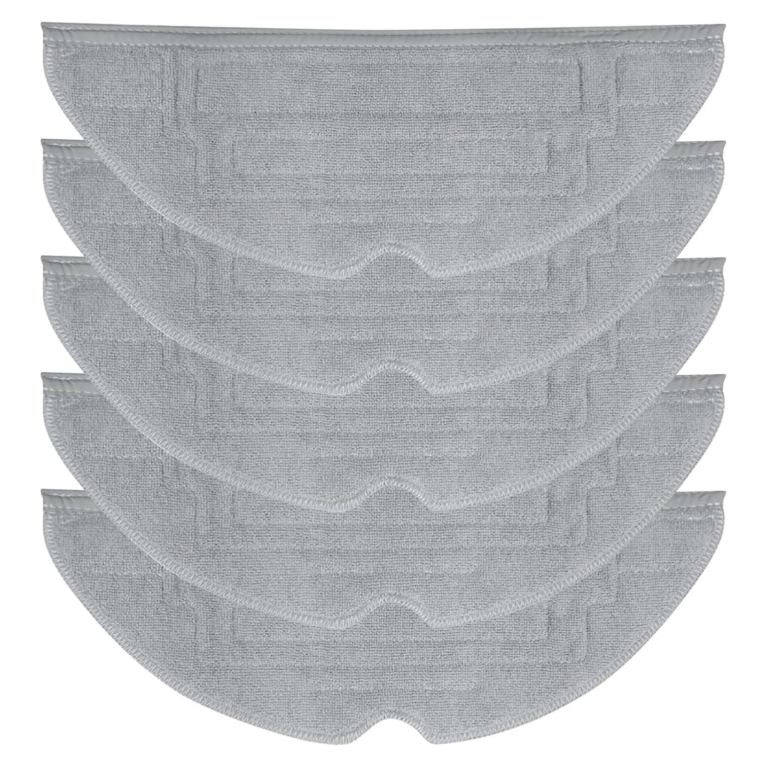 5 Almohadillas de Mopa Microfibra para Roborock S8 Pro Ultra