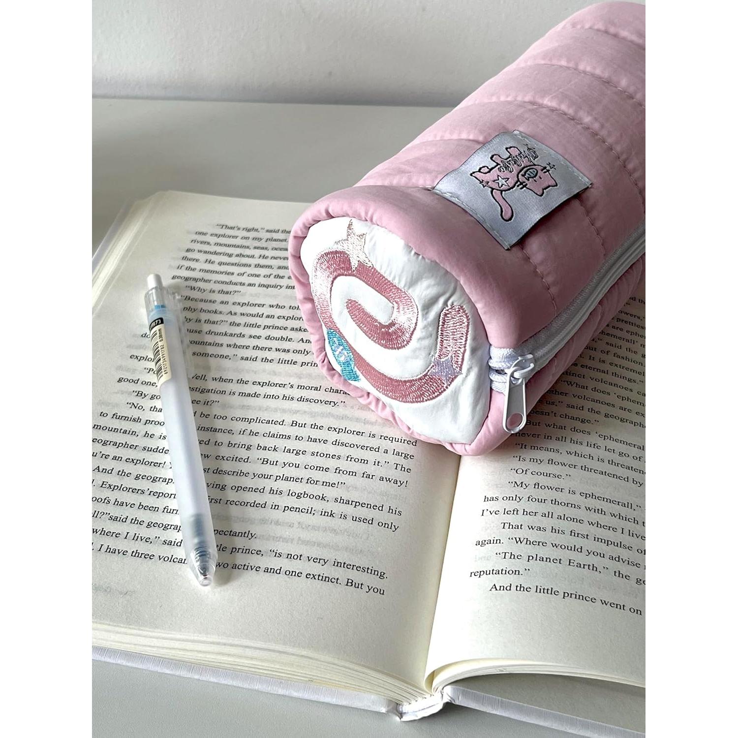 Bolsa de Lápices XZR Rosa Gato Gran Capacidad Creativa