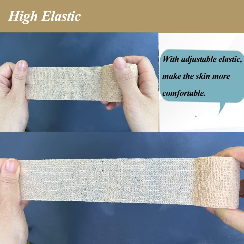 Venda Autoadhesiva CIYAGPOOU 2.54 cm x 4.57 m Azul - 16 Rollos