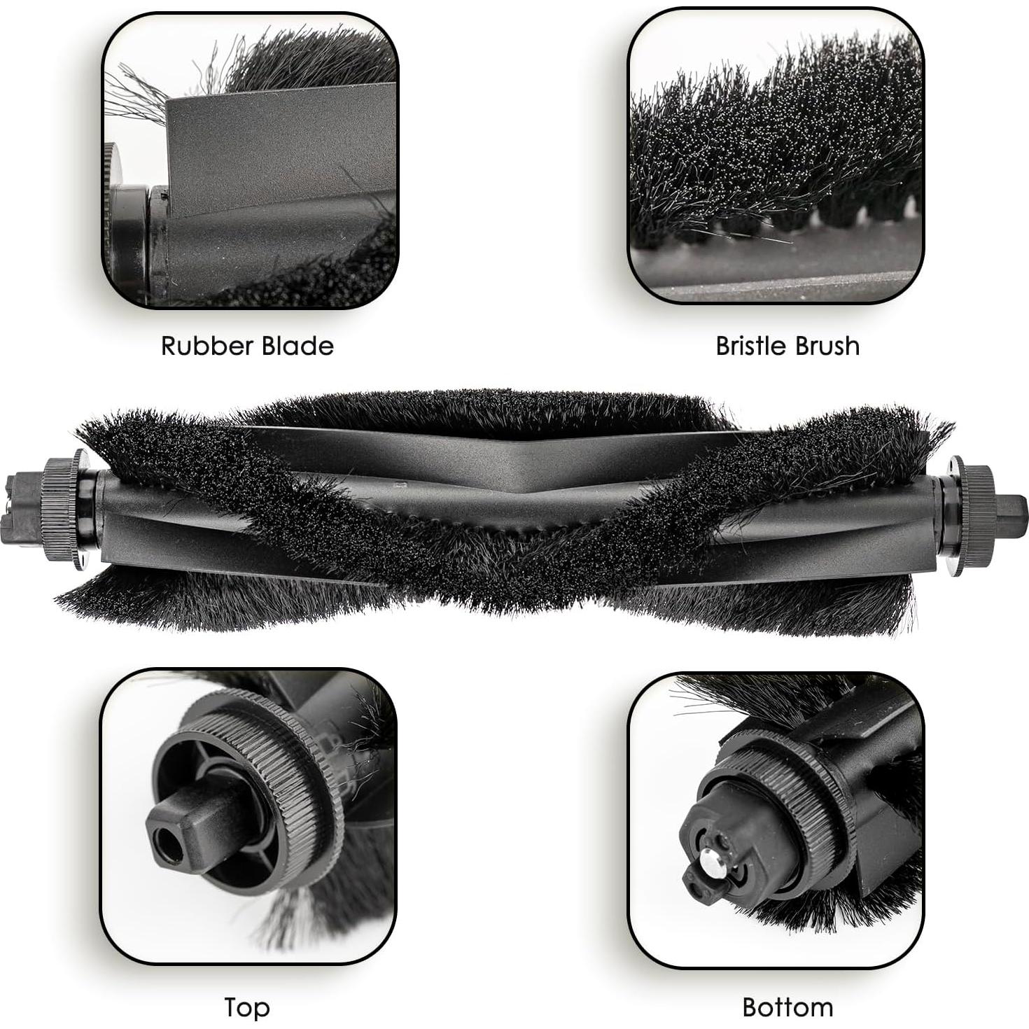 Cepillos de Rodillo de Reemplazo BRUVISH L60 L50 - 2 Piezas