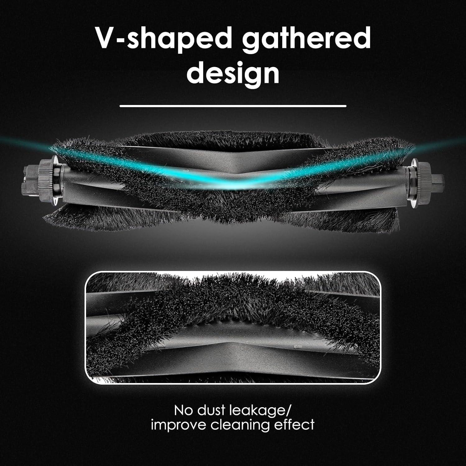 Cepillos de Rodillo de Reemplazo BRUVISH L60 L50 - 2 Piezas