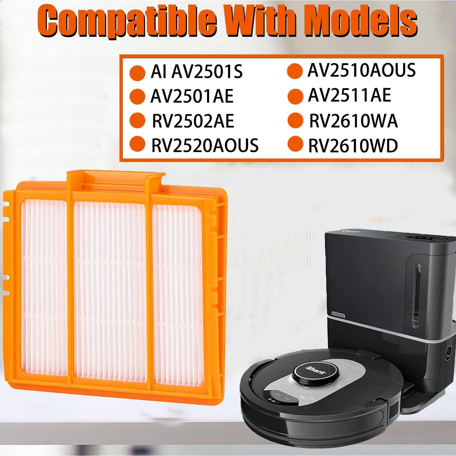 Paquete de 4 Filtros HEPA ZXHUANGOH para Aspiradora Shark AI