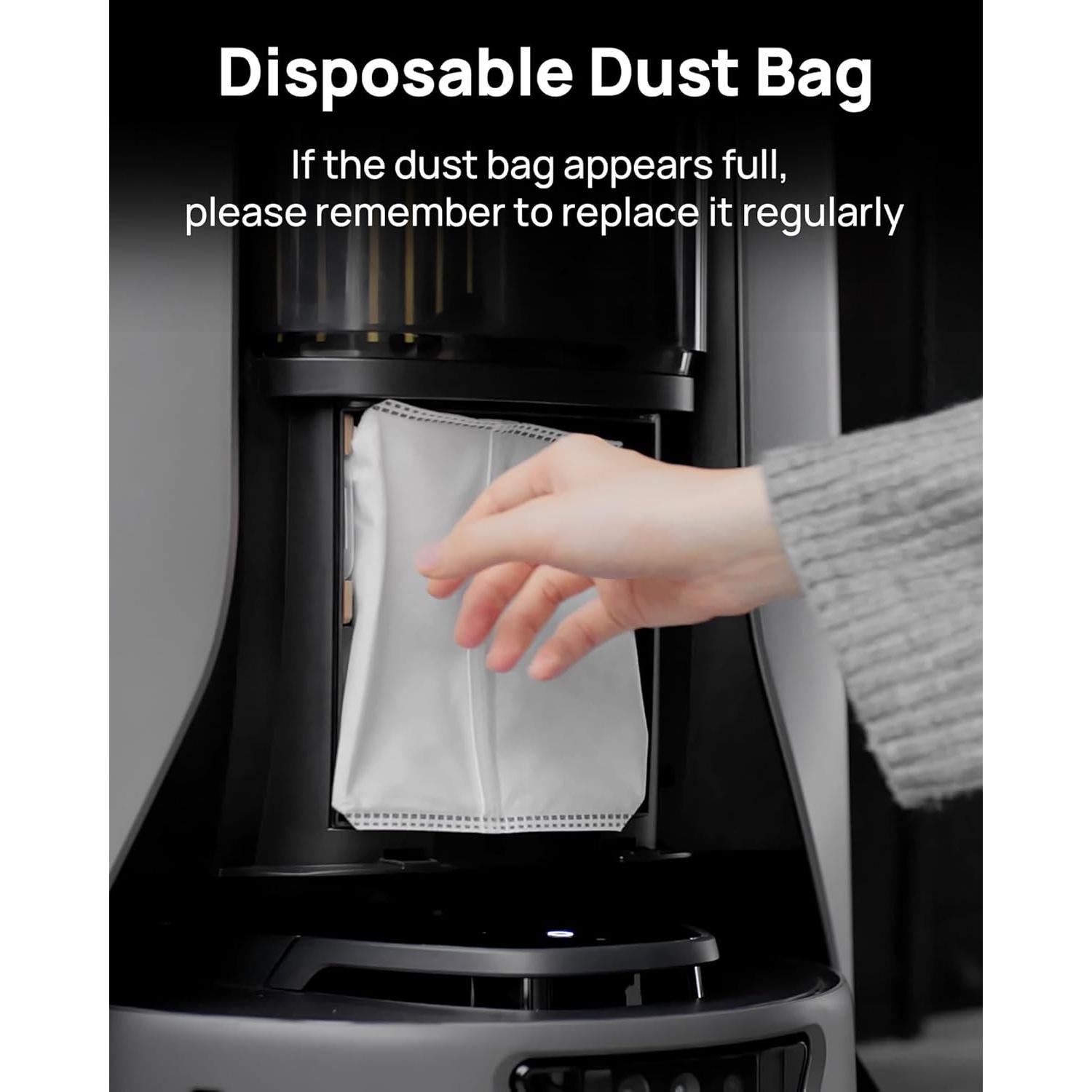 3i S10 Ultra Robot Vacuum and Mop with 3 Packs Disposable Dust Bags