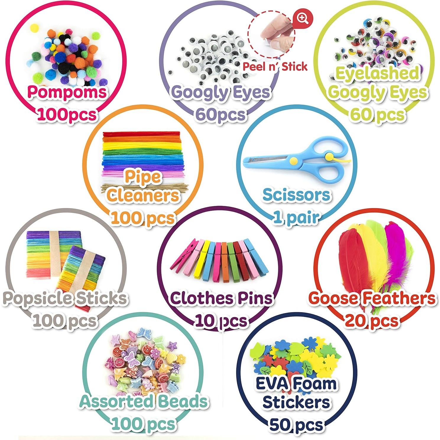 Set de Manualidades Olly Kids 1000 Piezas Caja Regalable