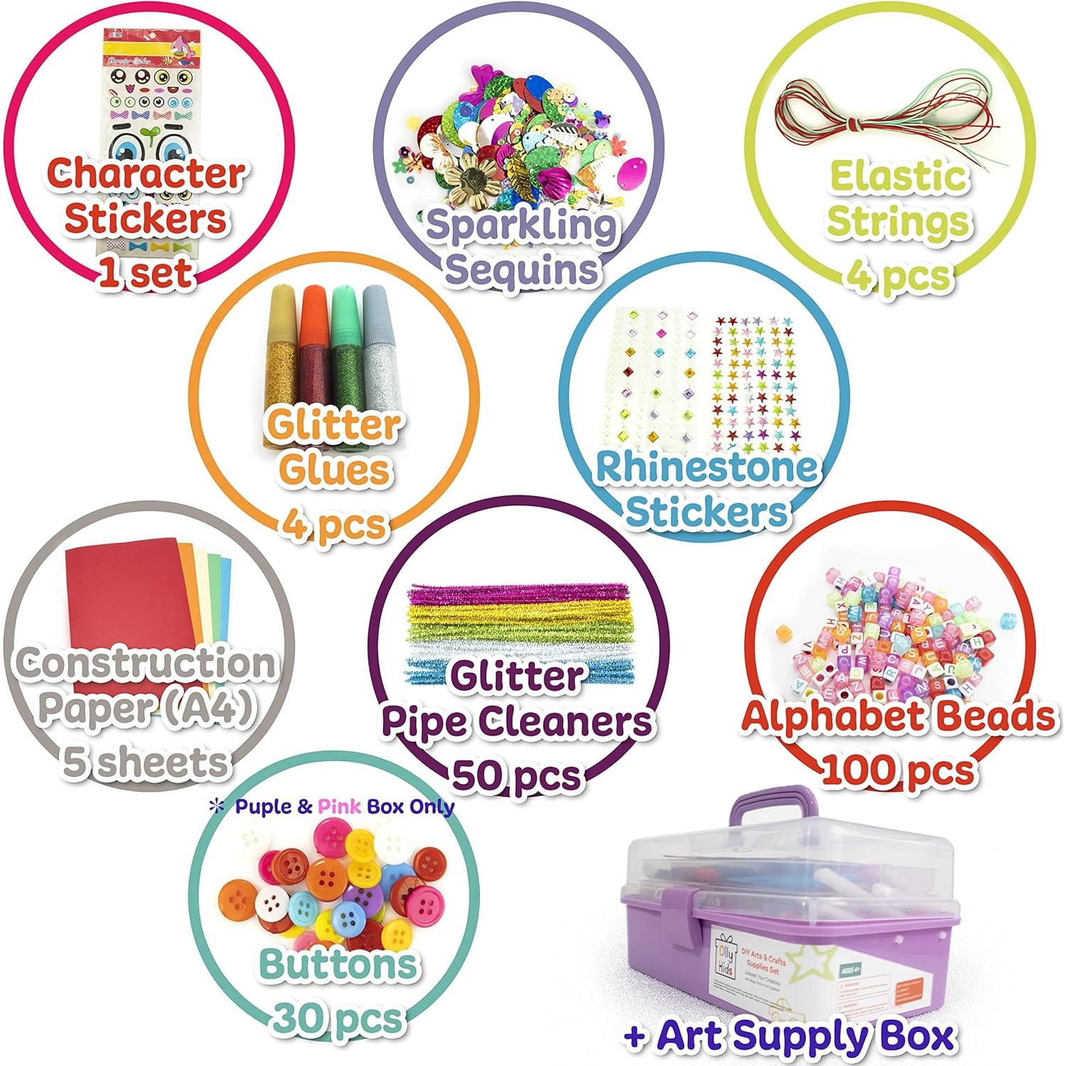 Set de Manualidades Olly Kids 1000 Piezas Caja Regalable