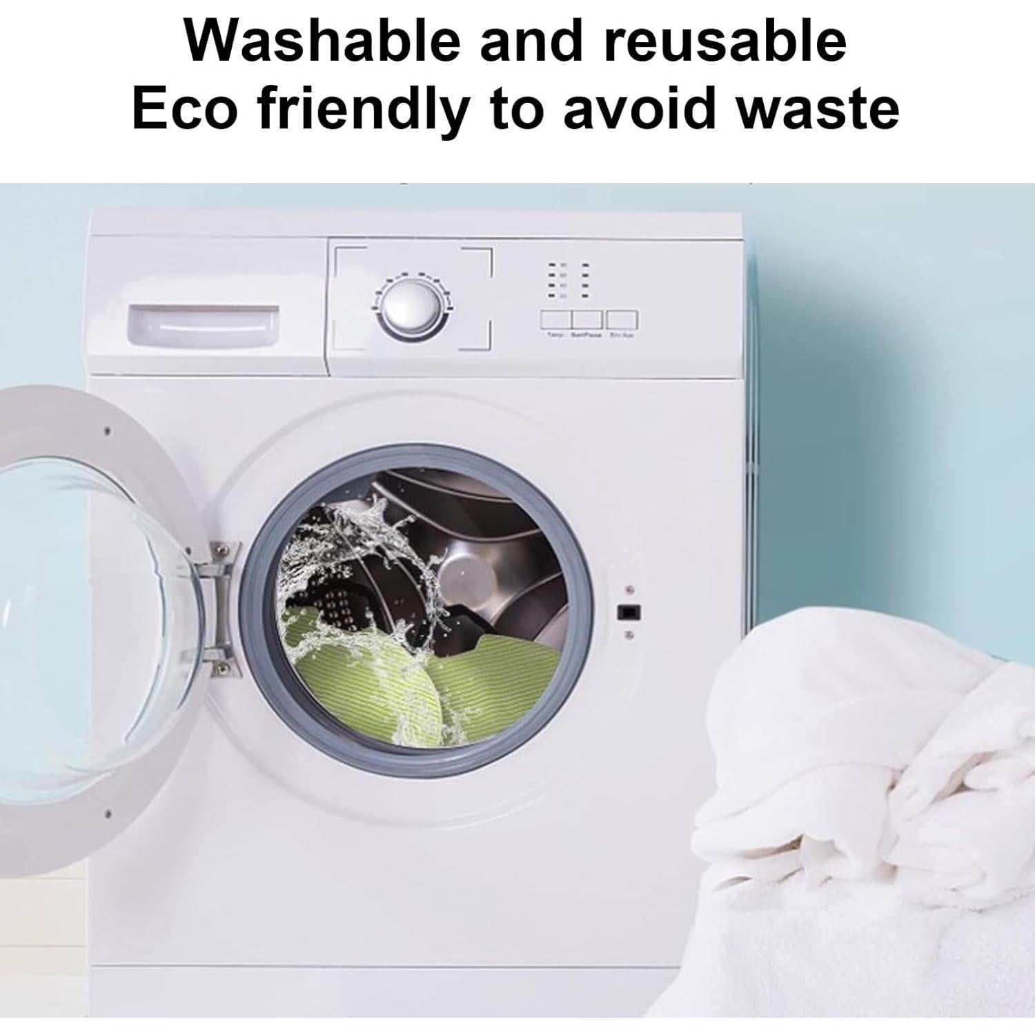 Almohadillas de Reemplazo para Mopas de Vacío TOPINCN 4 Pcs Microfibra