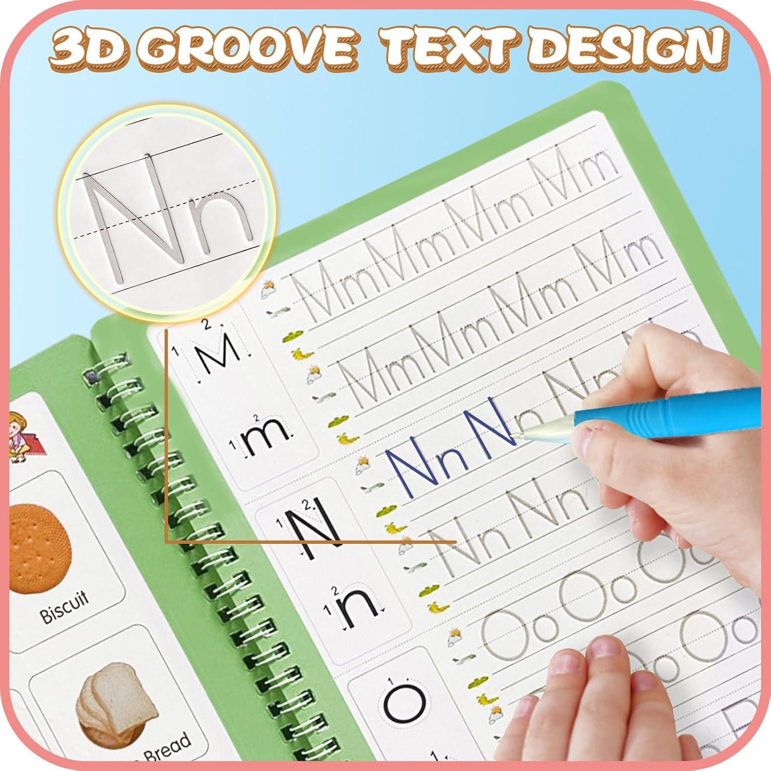 Cuaderno de Caligrafía Reutilizable ESAUYB 24x16cm 5 Libros