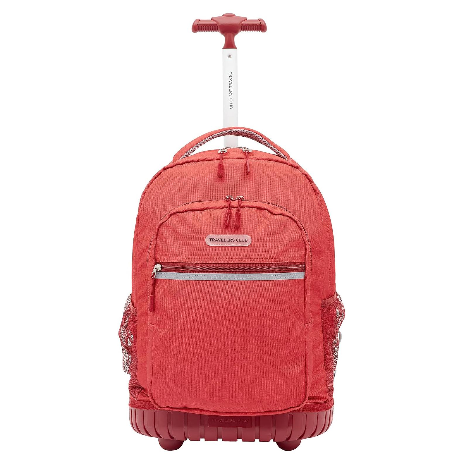 Mochila con ruedas Travelers Club 45.72 cm Roja