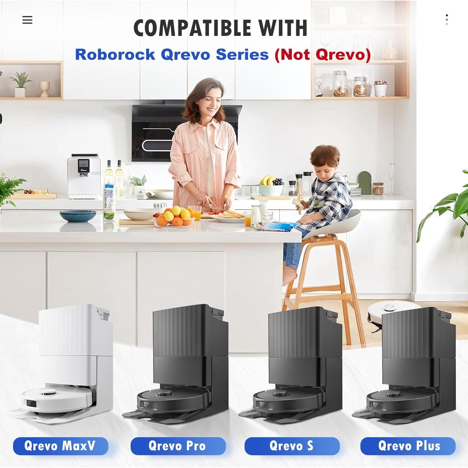 Kit de Accesorios 26PCS BTRSOLUS para Roborock Qrevo S/Plus/Pro