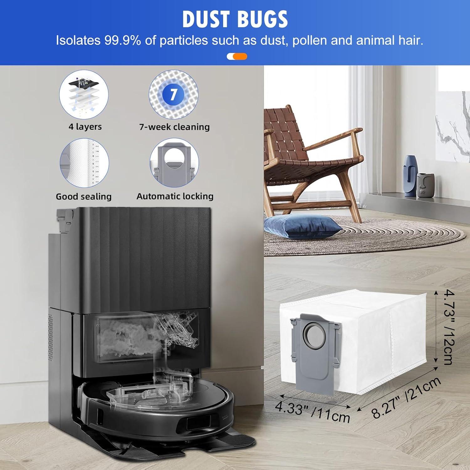 Kit de Accesorios 26PCS BTRSOLUS para Roborock Qrevo S/Plus/Pro