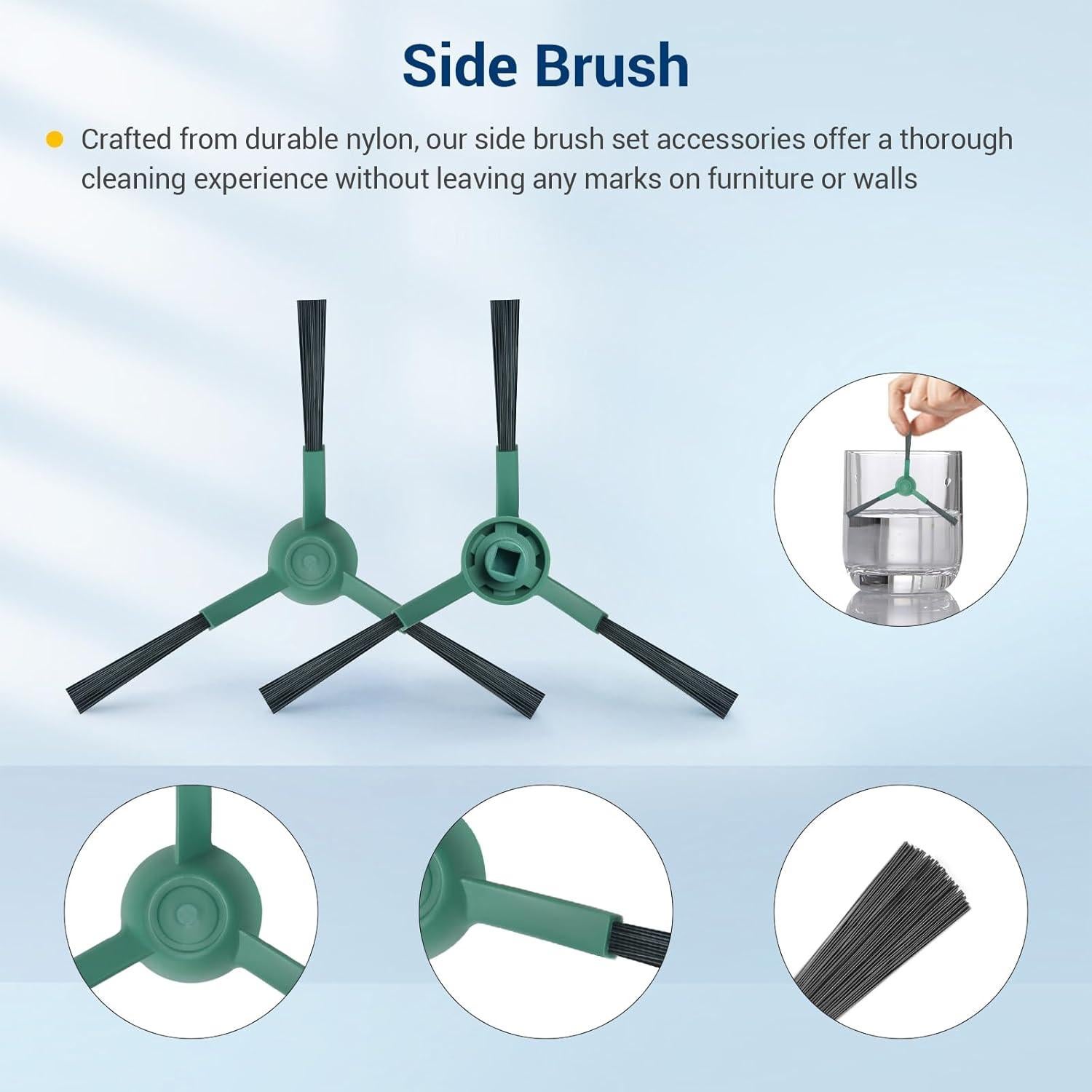 Kit de Repuestos Bluearks Q0520 para Aspiradora iRobot Roomba 2