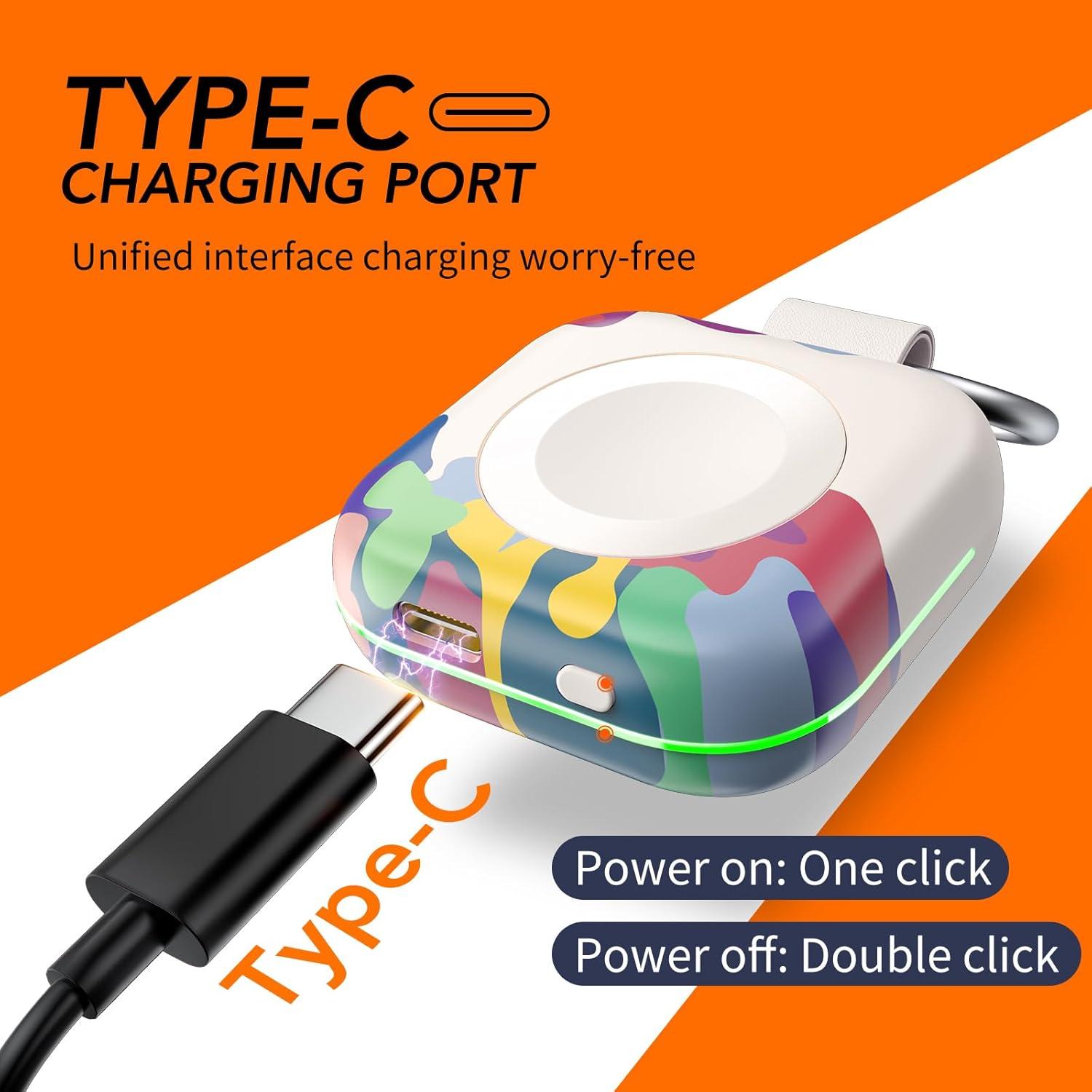 Cargador Inalámbrico Portátil para Apple Watch 1200mAh