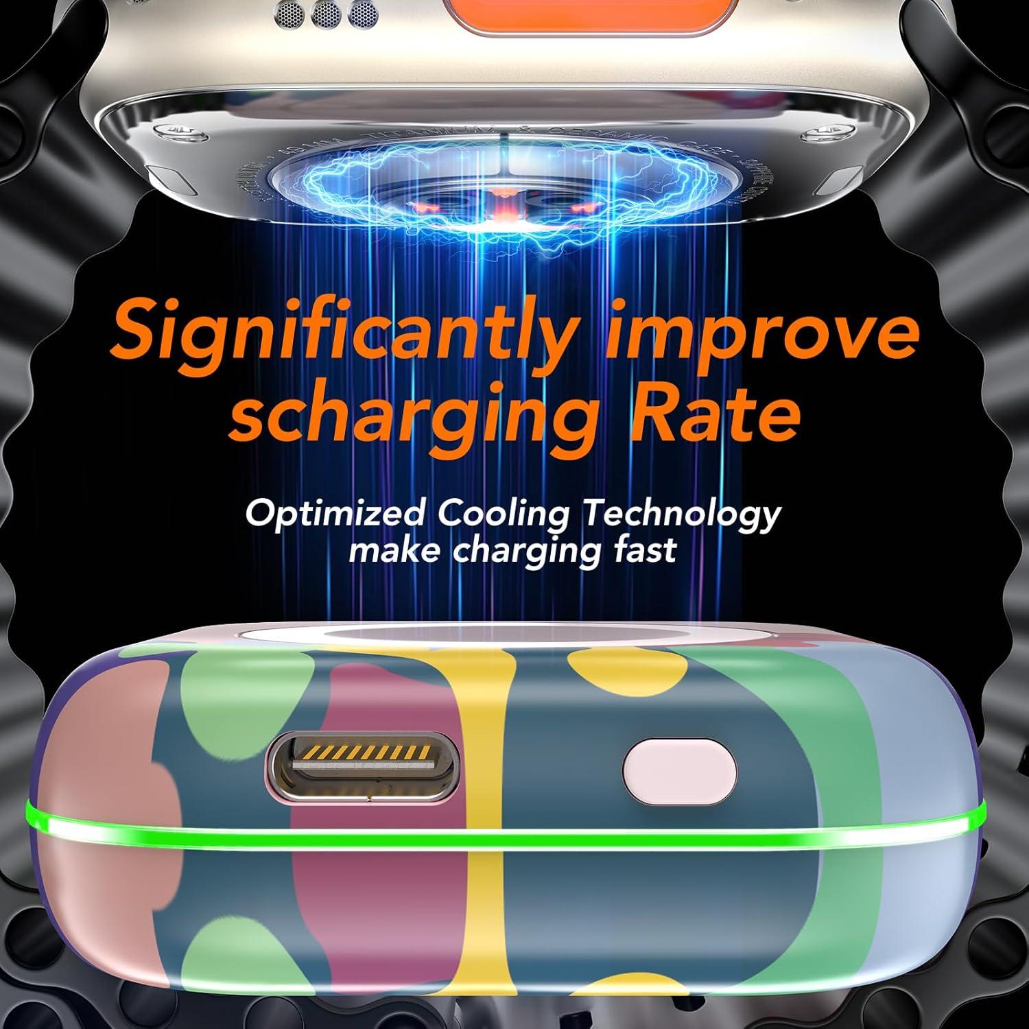 Cargador Inalámbrico Portátil para Apple Watch 1200mAh