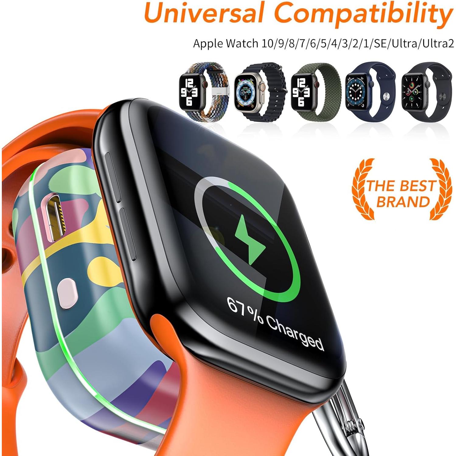 Cargador Inalámbrico Portátil para Apple Watch 1200mAh