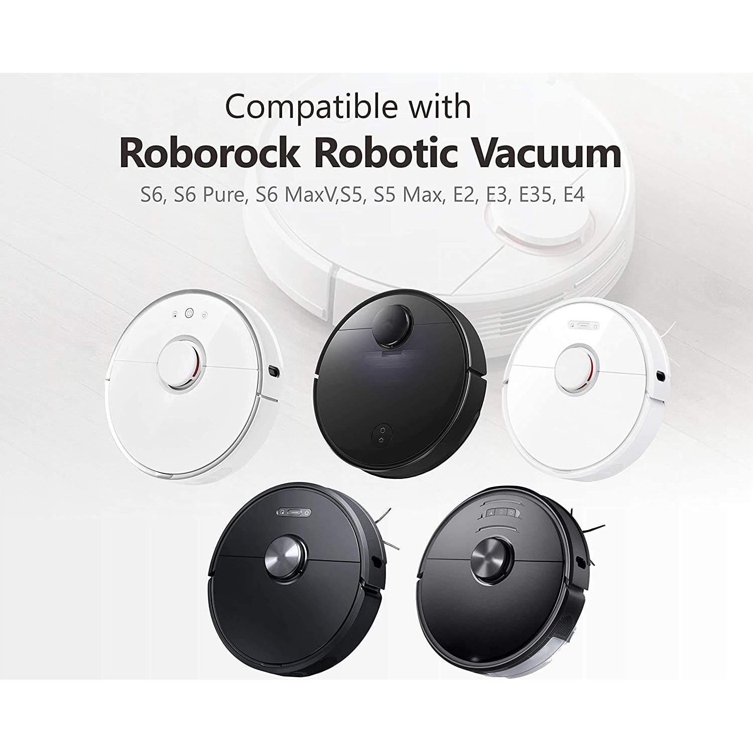 Paño de Microfibra KEEPOW para Roborock E/S/Q Series - 8 Piezas