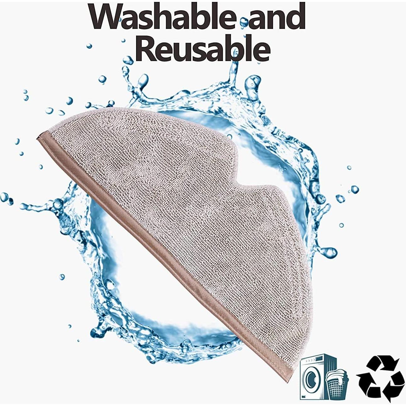 Paño de Microfibra KEEPOW para Roborock E/S/Q Series - 8 Piezas