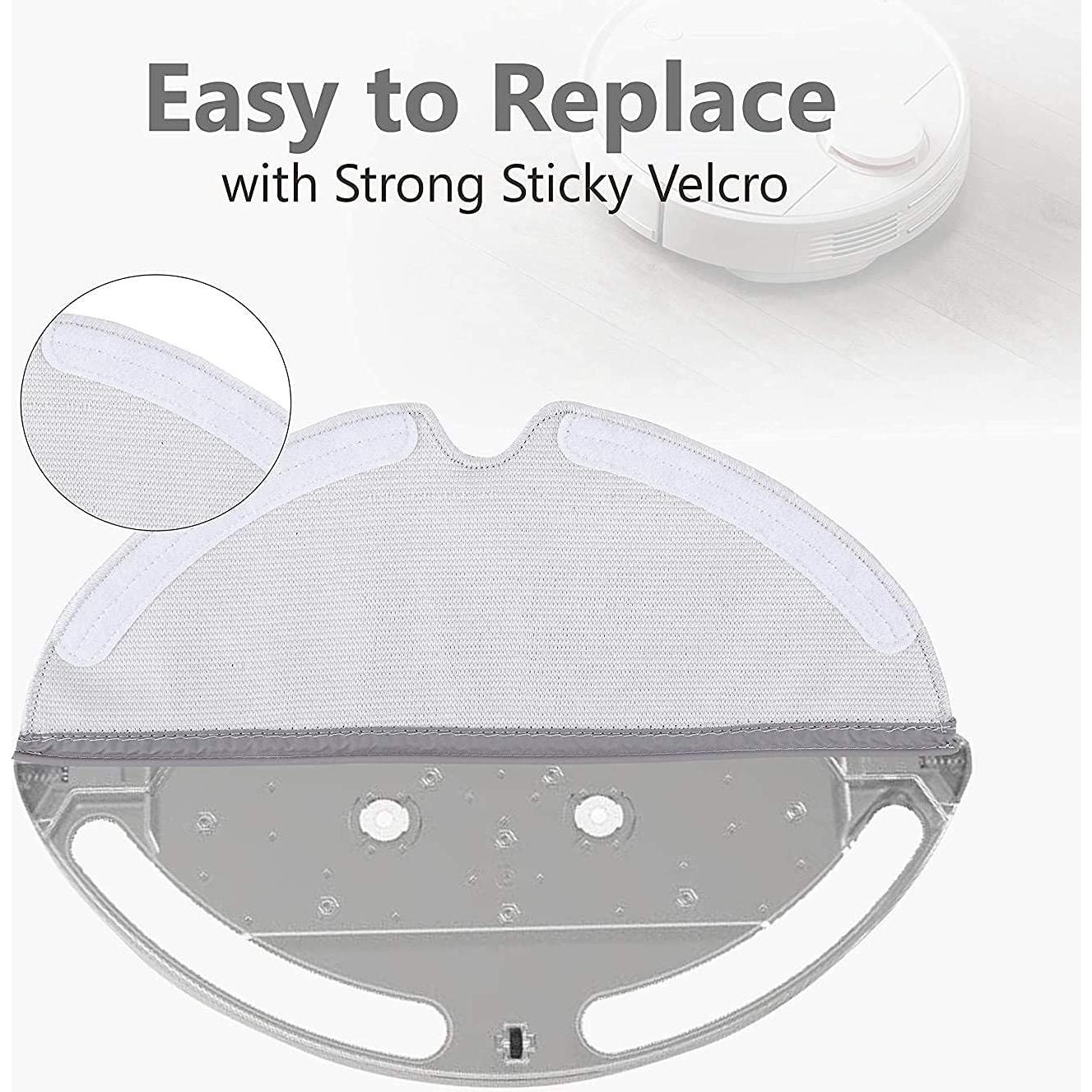 Paño de Microfibra KEEPOW para Roborock E/S/Q Series - 8 Piezas