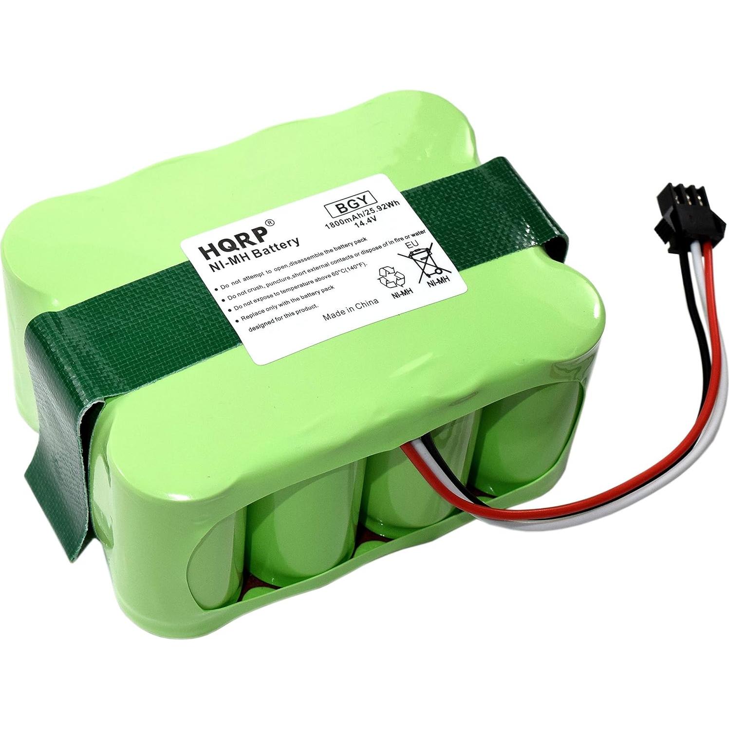 Batería Recargable HQRP 14.4V 1800mAh para bObsweep Bobi