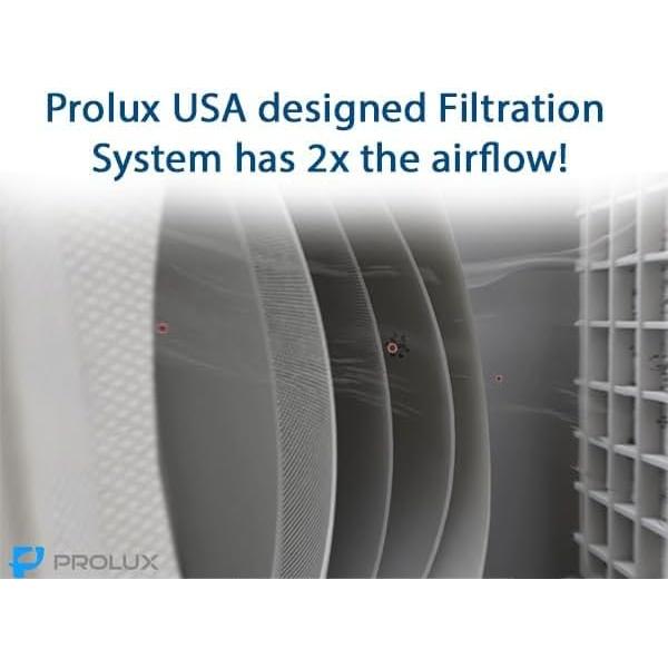 Aspiradora de Cilindro Prolux Tritan Azul con Filtro HEPA