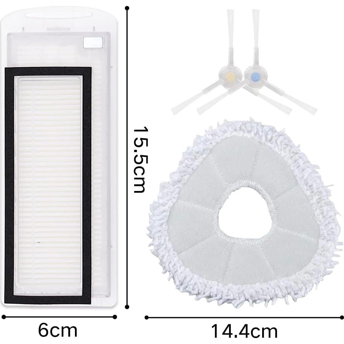 Paño de Mopa Reutilizable Narwal T10 Microfibra 10 Piezas
