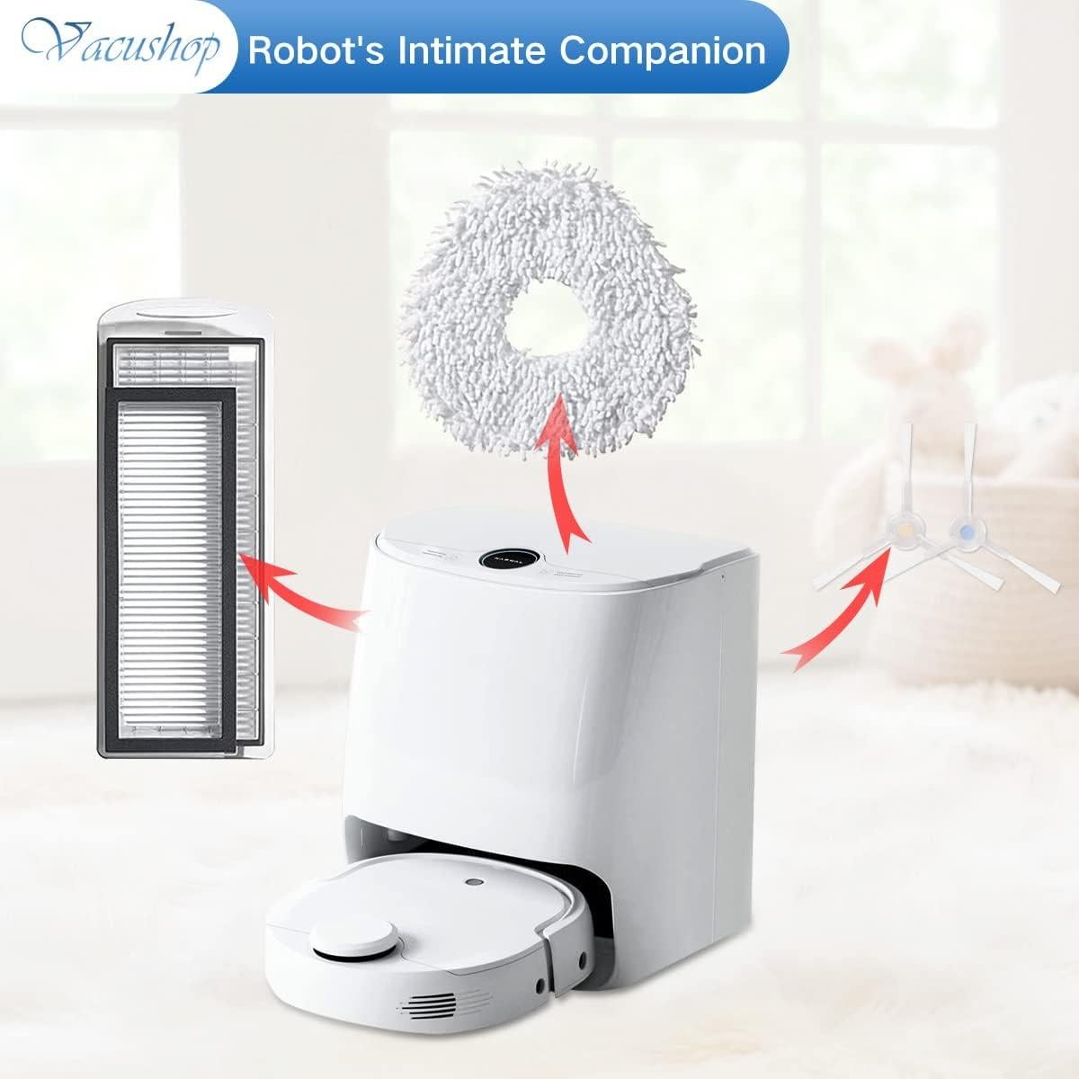 Paño de Mopa Reutilizable Narwal T10 Microfibra 10 Piezas