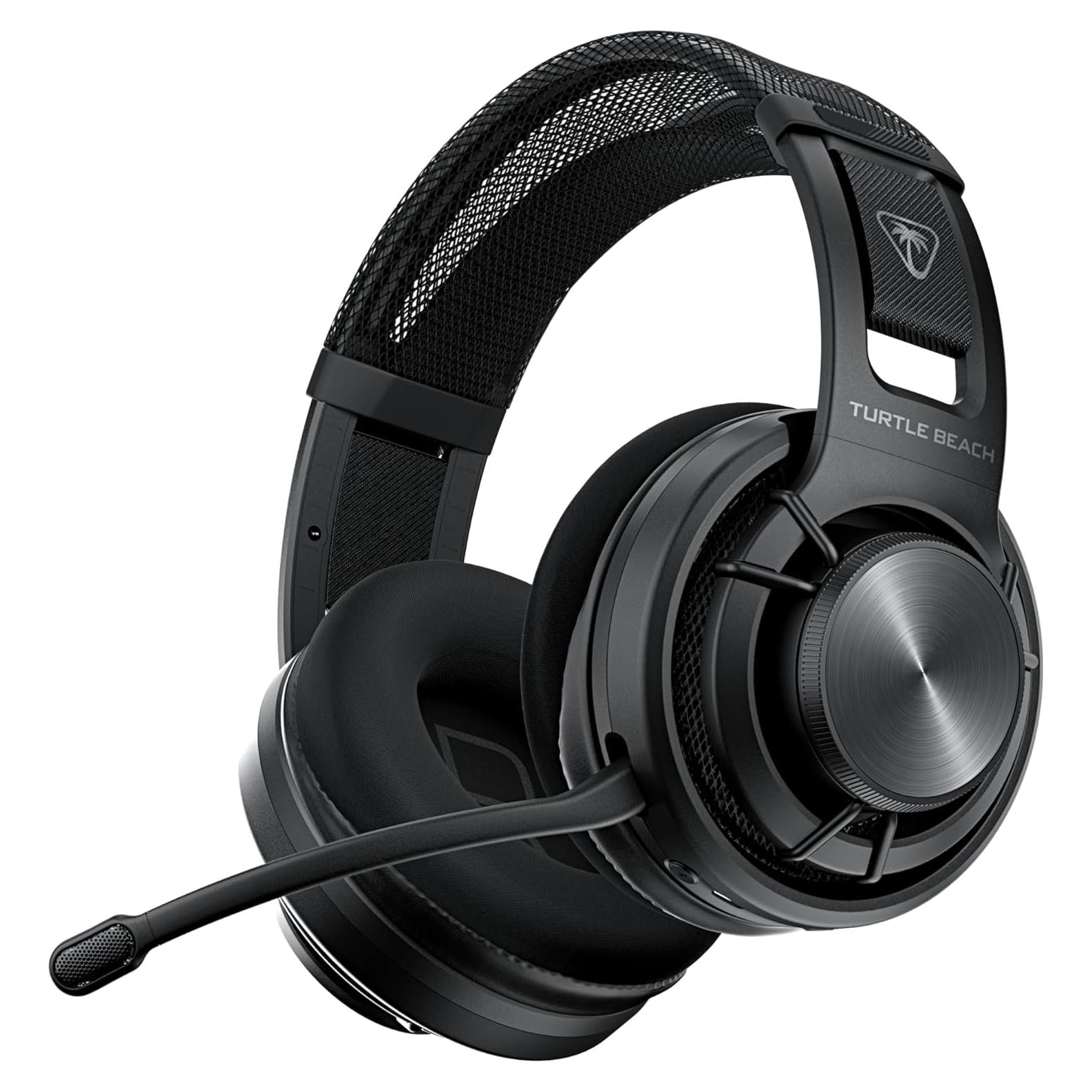 Atlas Air Wireless Open Back PC Gaming Headset - PC, PS5, PS4, Mobile - 24-bit High-Fidelity Audio, Broadcast Grade Mic, Bluetooth, Floating Earcup, Memory Foam Cushions, 50-Hr Battery