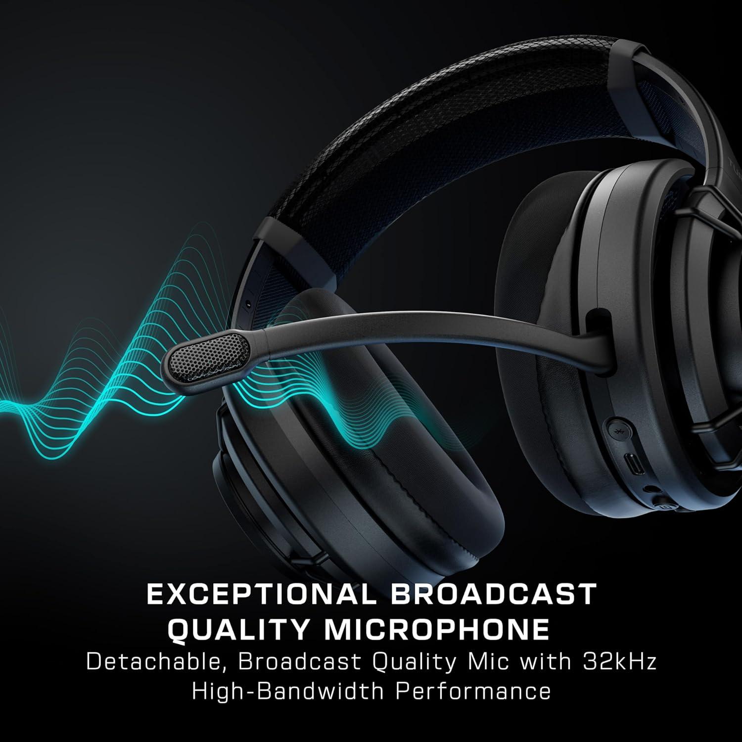 Atlas Air Wireless Open Back PC Gaming Headset - PC, PS5, PS4, Mobile - 24-bit High-Fidelity Audio, Broadcast Grade Mic, Bluetooth, Floating Earcup, Memory Foam Cushions, 50-Hr Battery