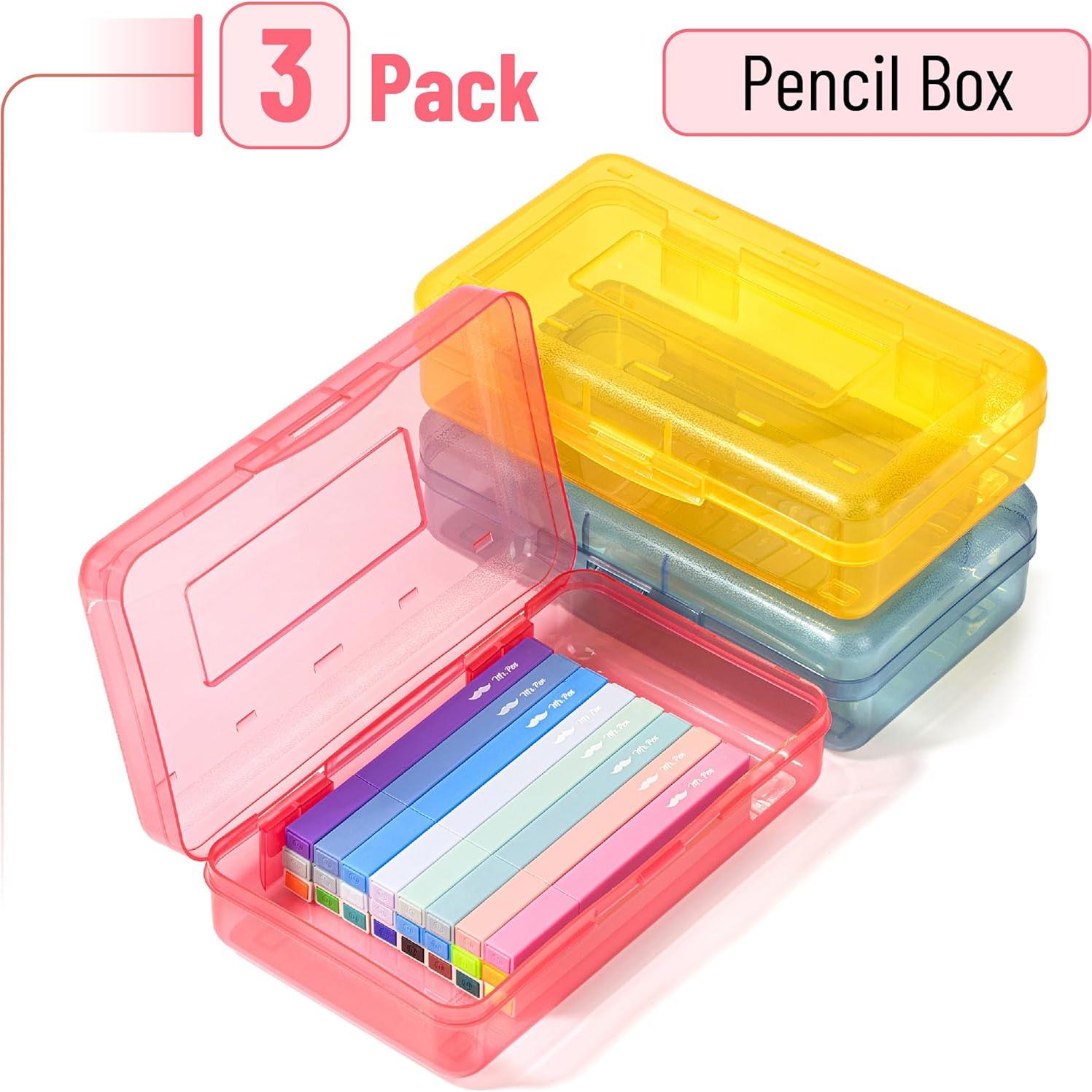 Cajas de Lápiz Mr. Pen - Paquete de 3, Colores Variados