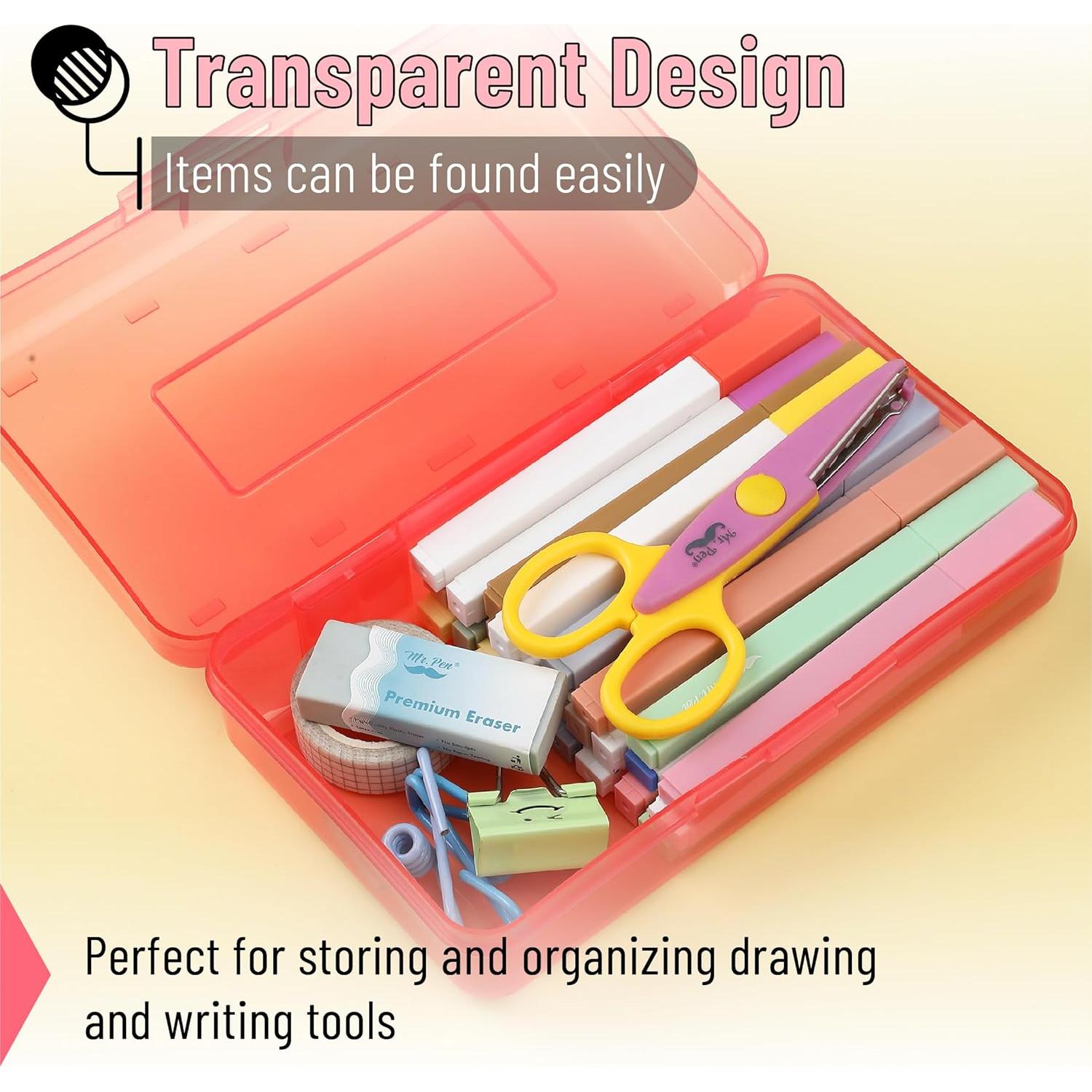 Cajas de Lápiz Mr. Pen - Paquete de 3, Colores Variados