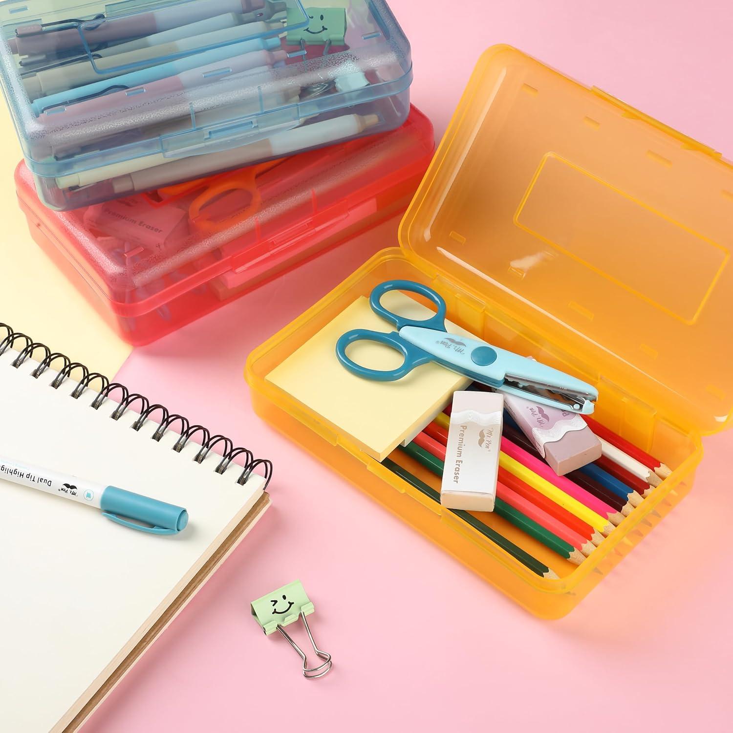 Cajas de Lápiz Mr. Pen - Paquete de 3, Colores Variados