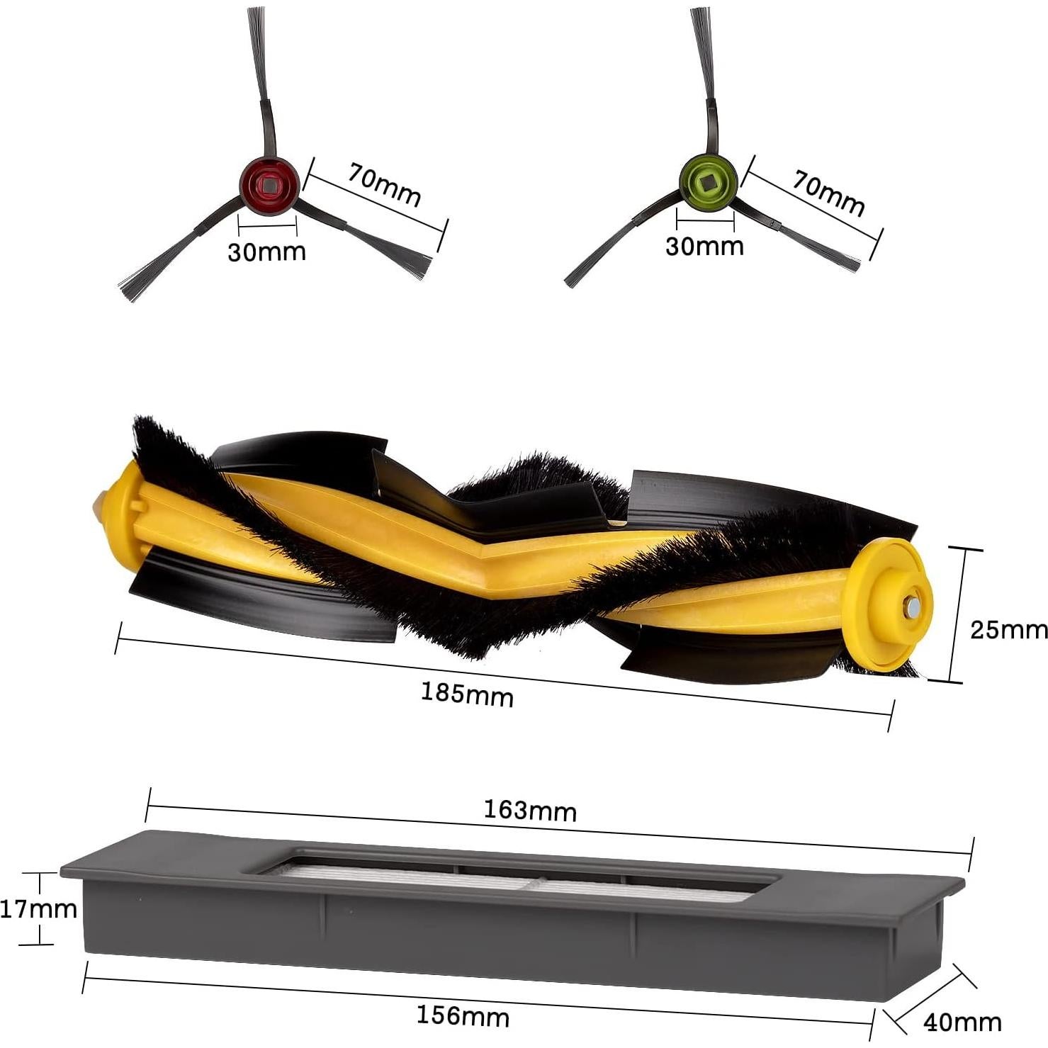 Repuestos para Aspiradora Robot Ecovacs DEEBOT N10 T8 - 10 Piezas