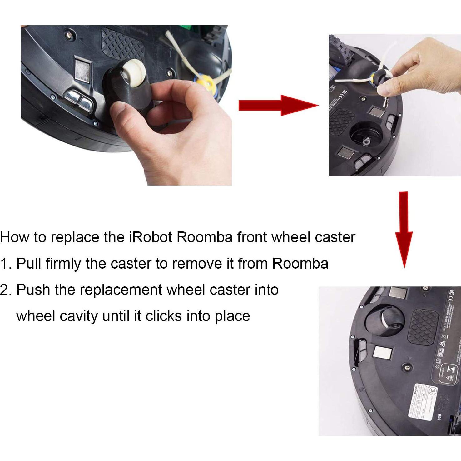 Rueda Delantera de Reemplazo iRobot Roomba 500 600 700 800 900