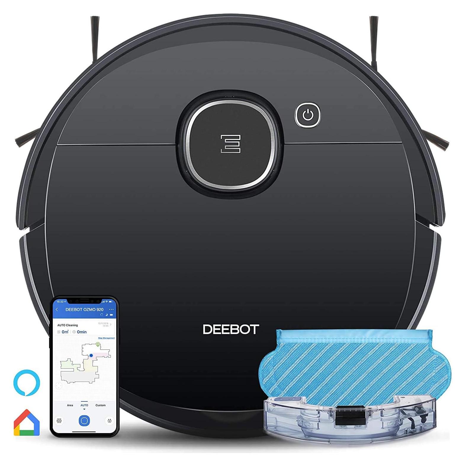 Aspiradora Robótica ECOVACS DEEBOT OZMO 920 con Mopa y Navegación Láser