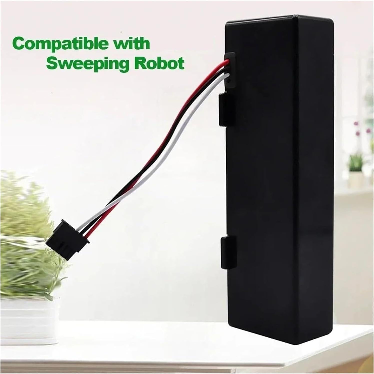 Replacement Battery，Compatible for Xiaomi，Compatible for Mijia，Compatible for Mi，Robot Vacuum-Mop P INR18650 MH1-4S1P-SC Sweeping Mopping Robot Vacuum Cleaner(6800mAh-14.4V)