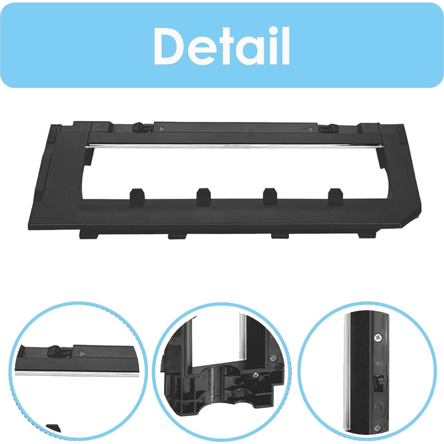 Cubierta Principal de Cepillo MOBETMO para Roborock S7/Q5/Q7 - Negro