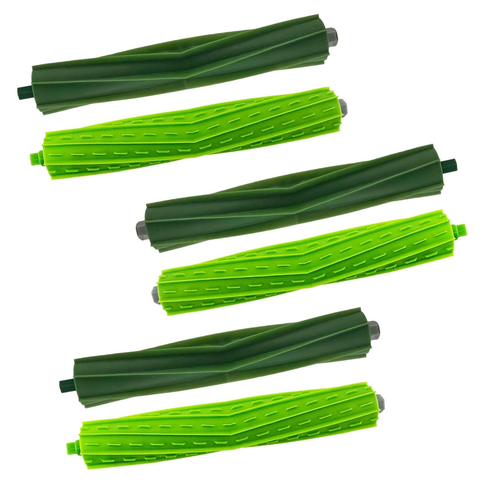 3 Juegos de Cepillos de Rodillo de Goma iKuKurun para iRobot Roomba