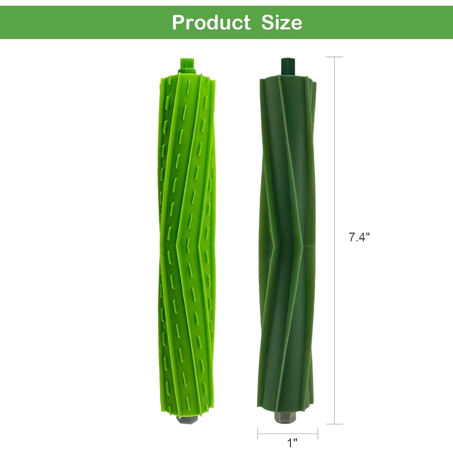 3 Juegos de Cepillos de Rodillo de Goma iKuKurun para iRobot Roomba