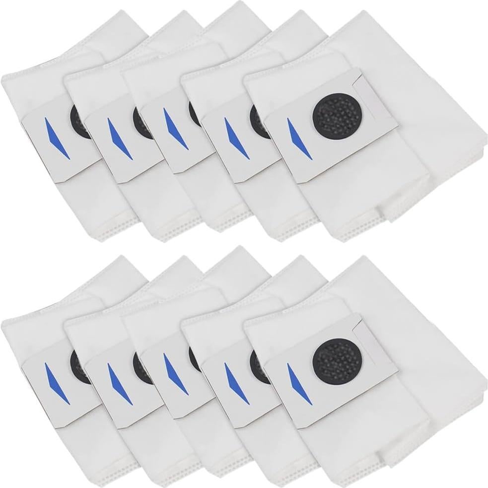 12 Bolsas de Polvo HACOBEST para Ecovacs Deebot T20/X1/T10
