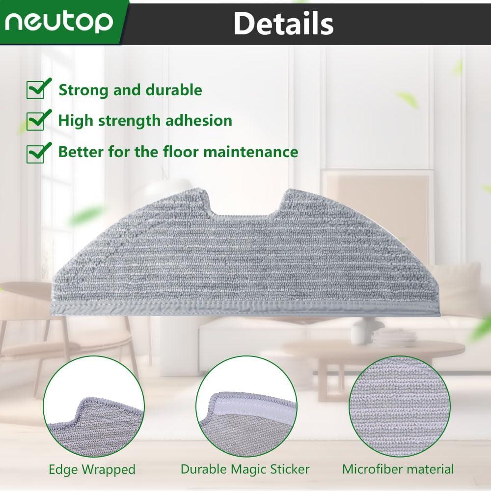 Paños de limpieza reutilizables Neutop para eufy RoboVac G30/G20/G10
