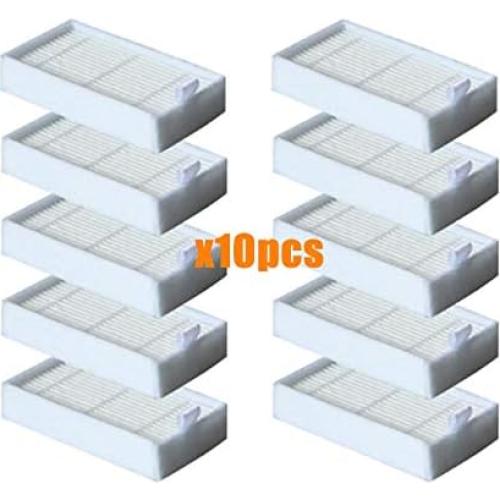 10 Filtros HEPA de Reemplazo LEZHISNUG para Aspiradoras ILIFE