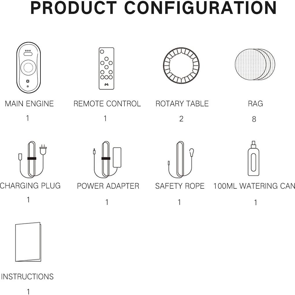 Home Times 2022 New Upgrade, Robot Vacuum Cleaner Glass Clean Window Cleaner Robot Window Cleaning Robot 2.4G Remote Control …