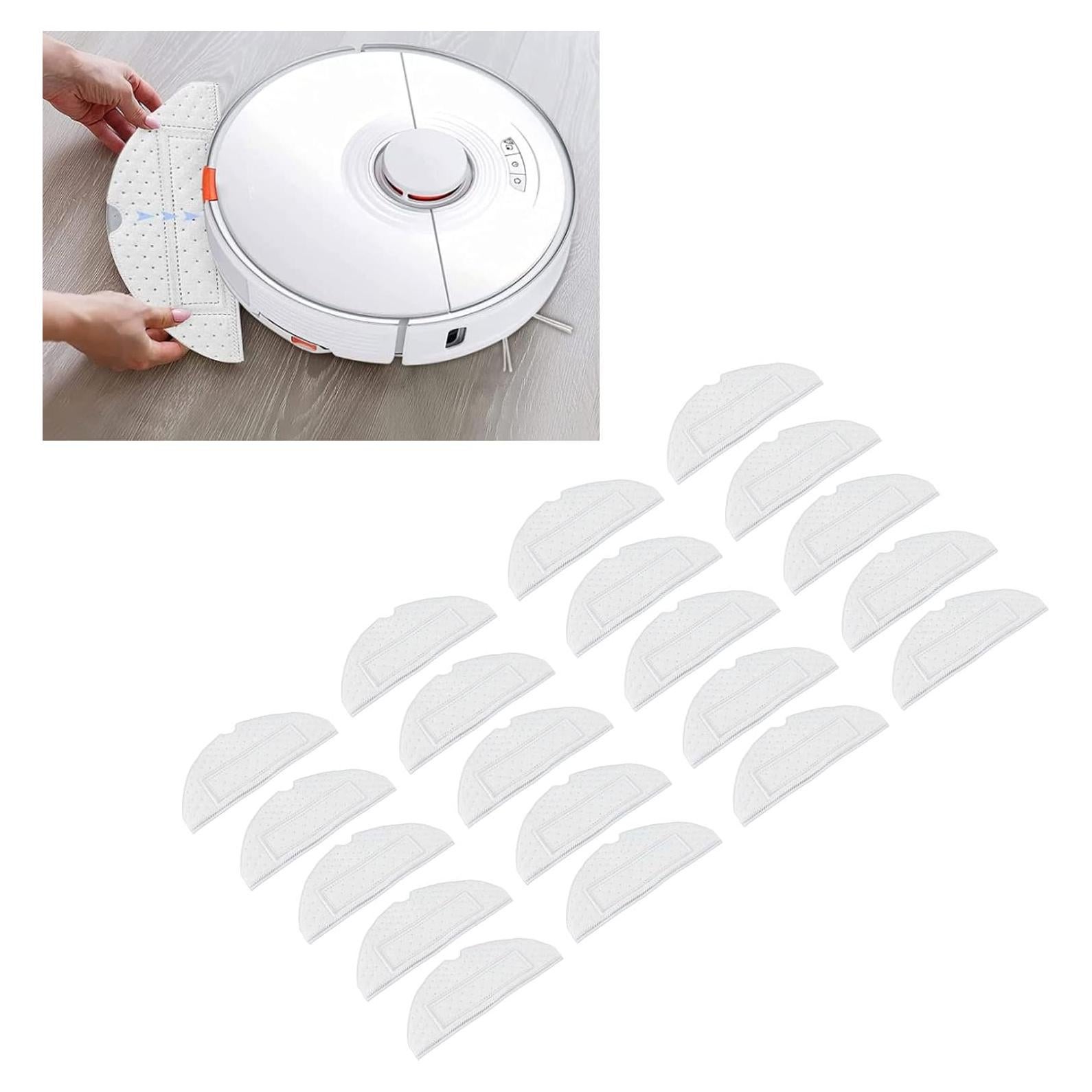 20 Almohadillas de Mopa Desechables para Aspiradora Robótica S7, T7S