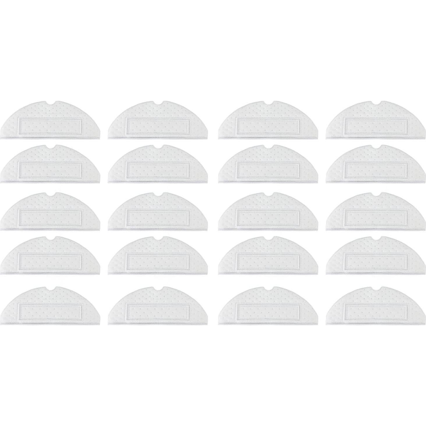 20 Almohadillas de Mopa Desechables para Aspiradora Robótica S7, T7S